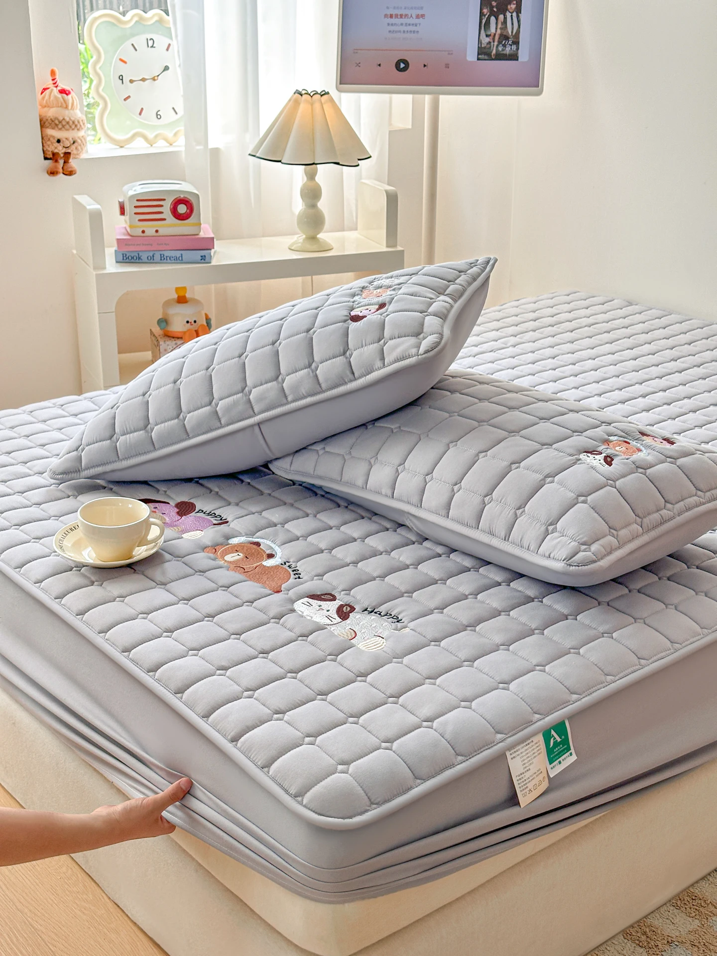 2pcs Cartoon Pillowcase Skin-friendly Pillow Cover 48x74cm Pillowslip Cushion Covers Bed Soft Pillowsham almohadas para dormir