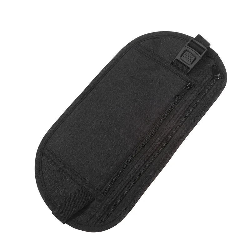 Sacs de taille de voyage invisibles pour hommes et femmes, poudres de taille pour passeport, sac de ceinture d'argent, portefeuille de sécurité GNE, sac décontracté, 1PC