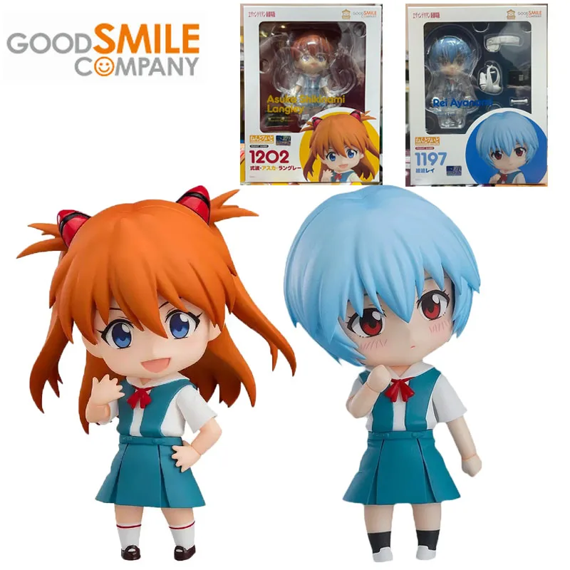 GSC Good Smile Original Nendoroid EVA Anime Figure Asuka Langley Soryu Ayanami Rei Action Figure Toys for Boys Girls Kids Gifts