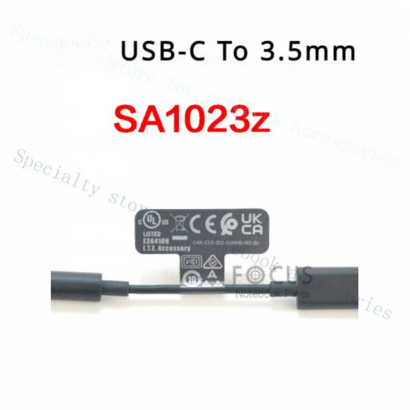 

A++ для наушников Dell XPS USB-C к разъему 3,5 мм CX3193, 32-битный чип 384 кГц SA1023z 0MG26D