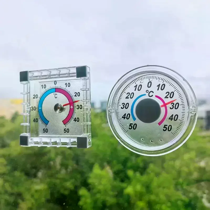 /PFU/No Battery Dial  Indoor Outdoor Window Wall Mount -50C To 50C Temperature Gauge Gift For Home Office Use