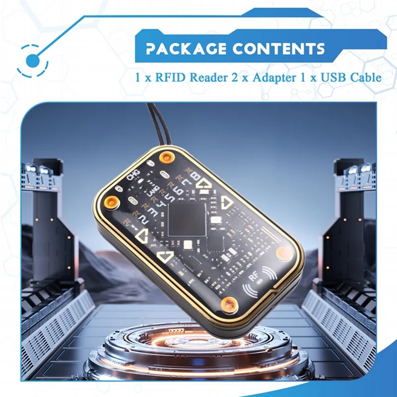 AA60-Chameleon Ultra V2.0 เครื่องอ่านการ์ดสมาร์ทจําลอง RFID 125 Khz 13.56 Mhz ถอดรหัส NFC Duplicator 5UID + 6CUID การ์ด