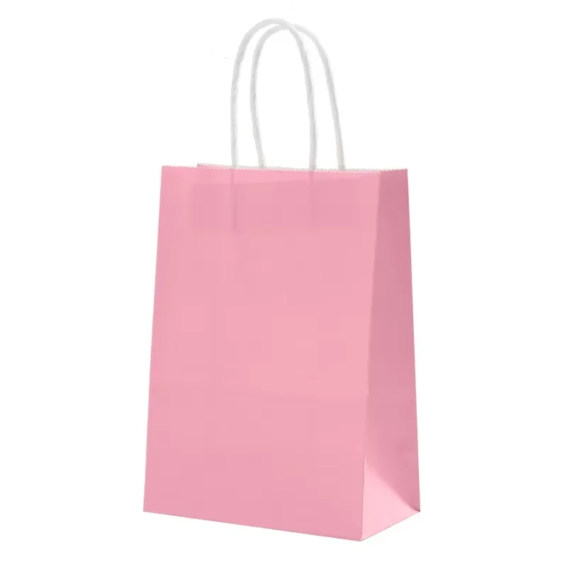 10/30 stücke Urlaub Geburtstag Hochzeit Party Geschenk Taschen Kraft Papier Geschenk Taschen Bunte Papier Taschen Einkaufstaschen Süßigkeiten Taschen geschenk – Detail 14