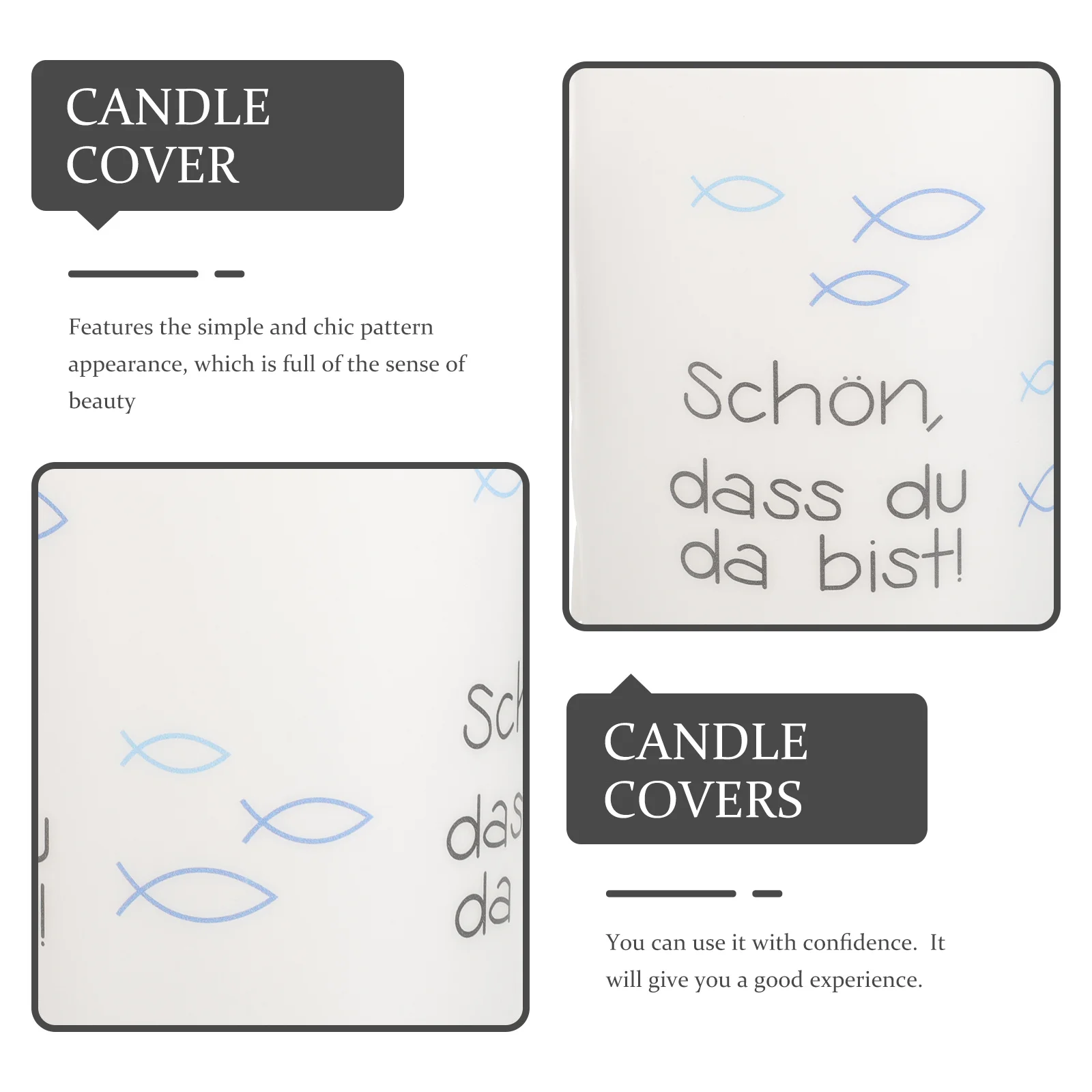 8 قطعة ظلال بلاستيكية لسطح المكتب أنابيب مفتوحة الأطراف لديكور المنزل غطاء ملحقات الإضاءة المحيطة الرومانسية