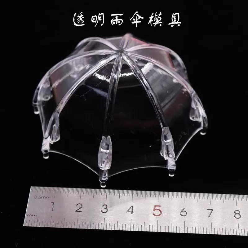 Pottery Clay  Plastic Umbrella DIY mold Cute Tranparent Umbrella  Air Dry Clay Mould