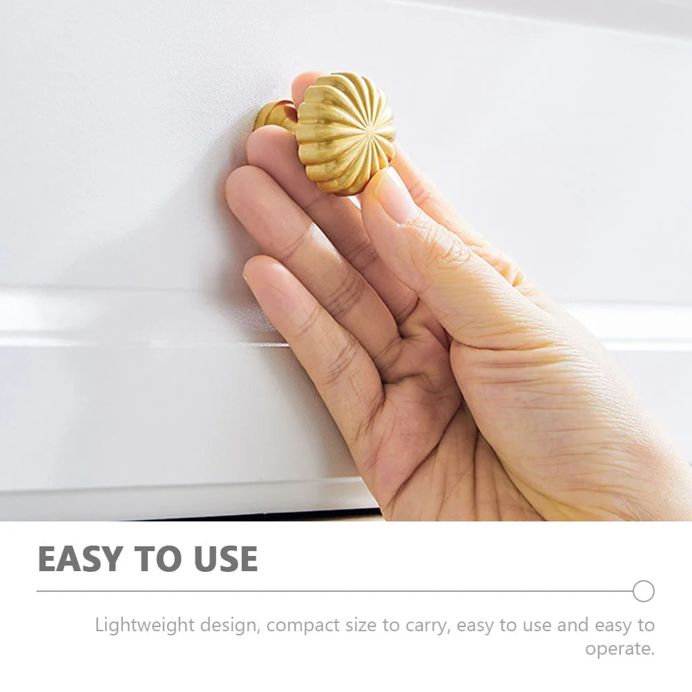 

Modern Brass Drawer Knobs Furniture Door Handle Luxurious Design Aesthetic Enhancement Easy to Maintain Long Lasting Shine