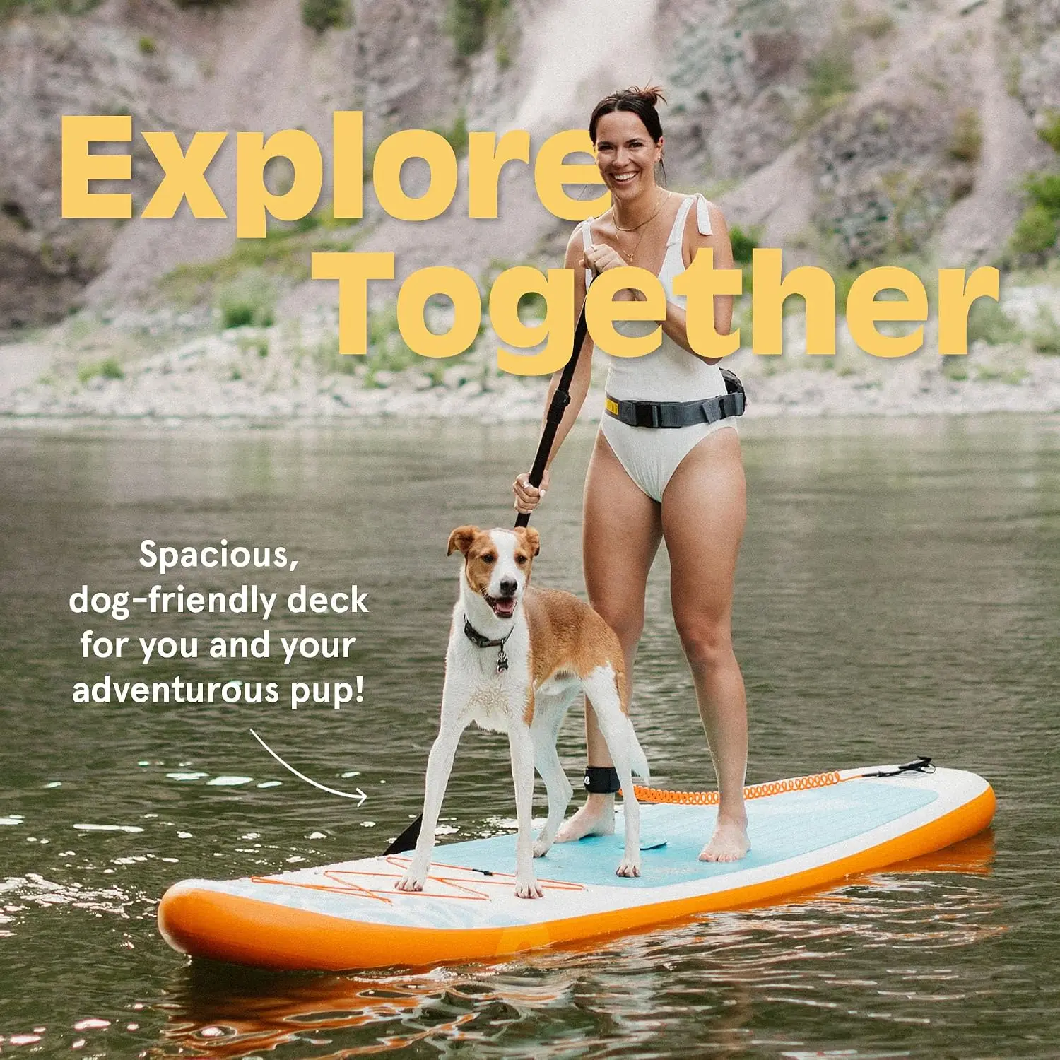 Weekender Inflatable Stand Up Paddle Board Includes Paddle, Pump, and Accessories 10'6