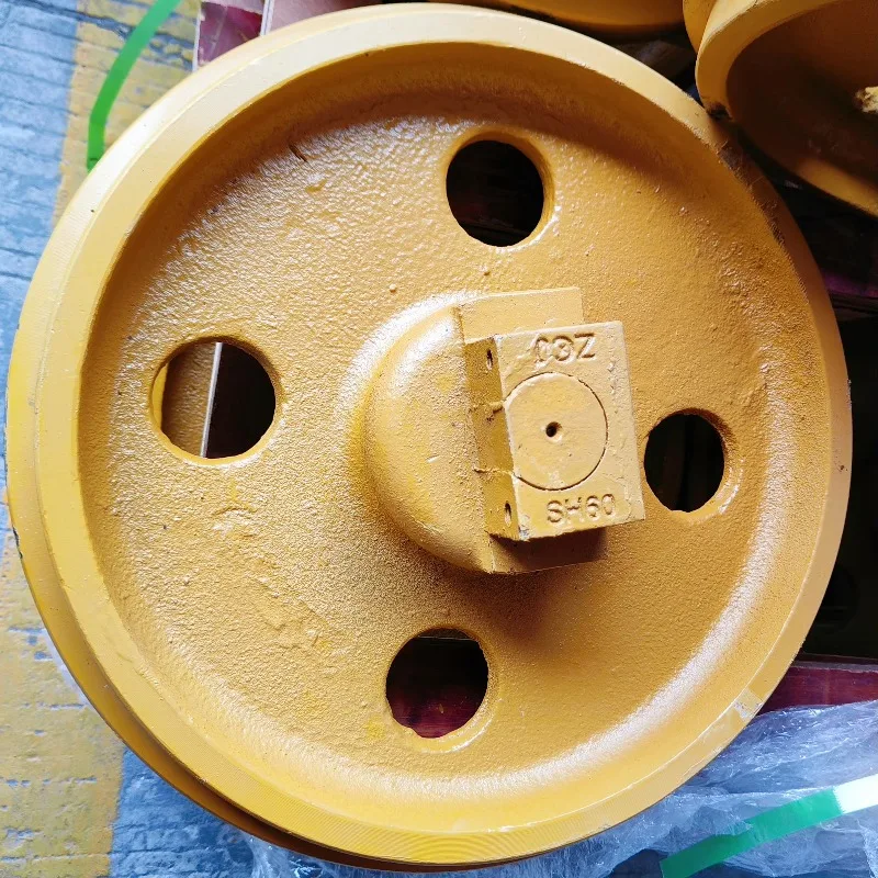 Mini Excavator Front Idler Wheel SH60 Track Undercarriage Parts for Construction Machinery