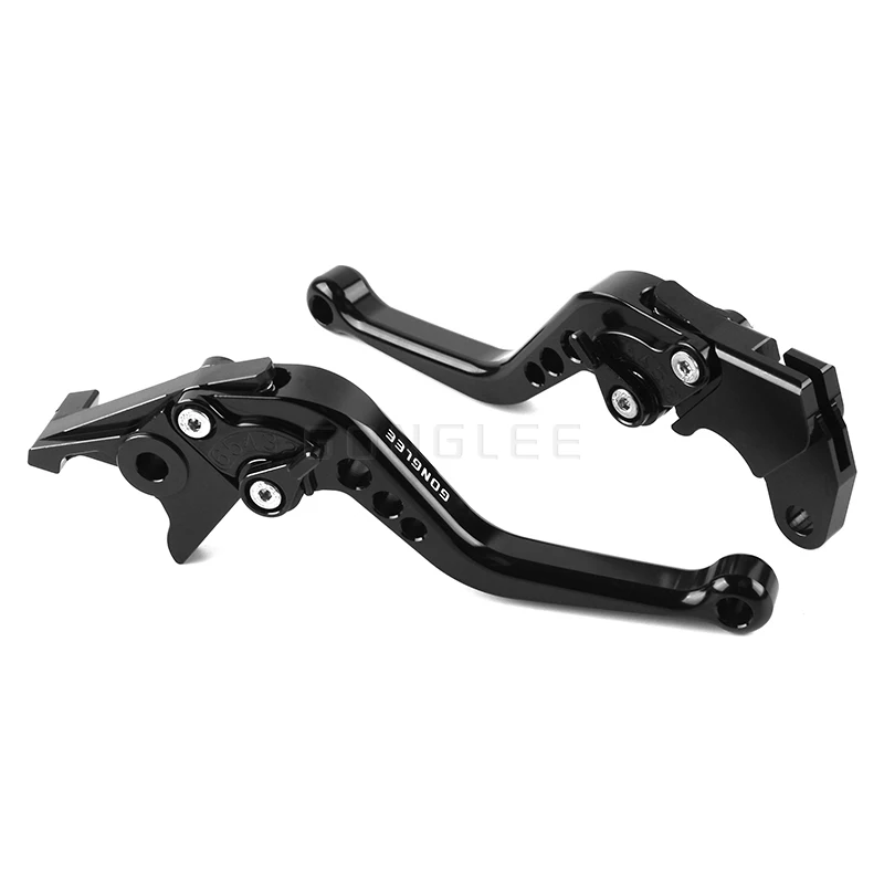 Alavancas de freio e embreagem curtas, alavancas para suzuki v-strom 650/xt 800/de/re 250 dl650 sv650 GSX-8S GSX-8R GSX-S750 gsr750