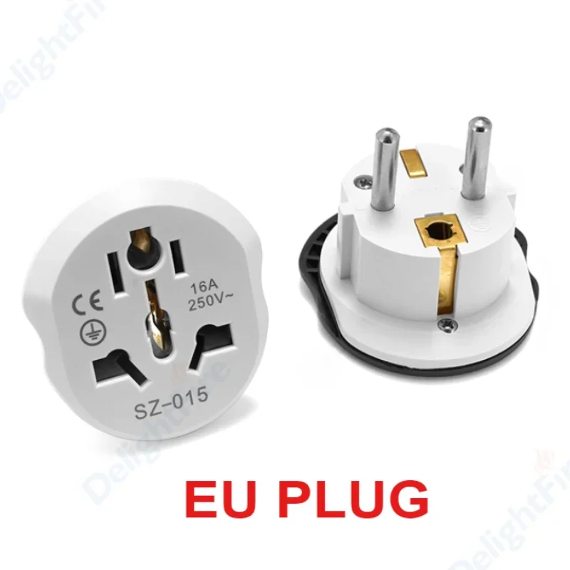 EU Plug Adapter AU UK US To EU Power Adapter American To European Universal Adaptor AC Outlet Euro Electrical Plug Converter