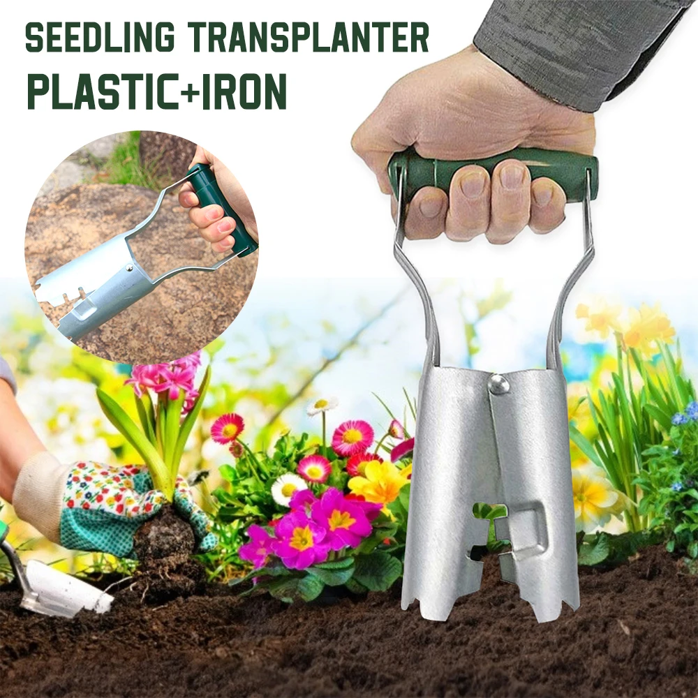 Gartenarbeit Landwirtschaft Sämling Rohr Pflanzmaschine Garten Handheld Pflanzmaschine Teile Blume Umpflanzen Extractor-Tool