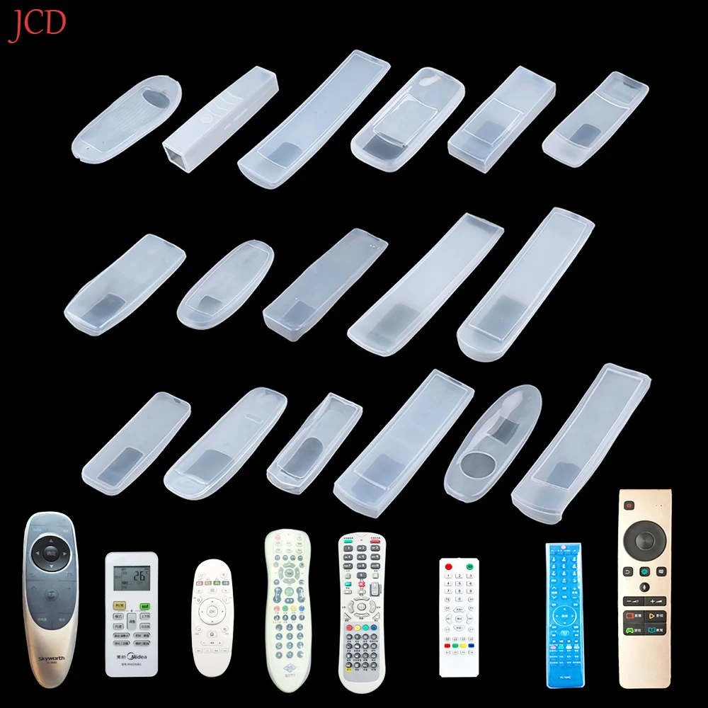 

1 Piece Transparent Dust Protect Protective Storage Bag Portable Silicone Air Condition Control Case TV Remote Control Cover