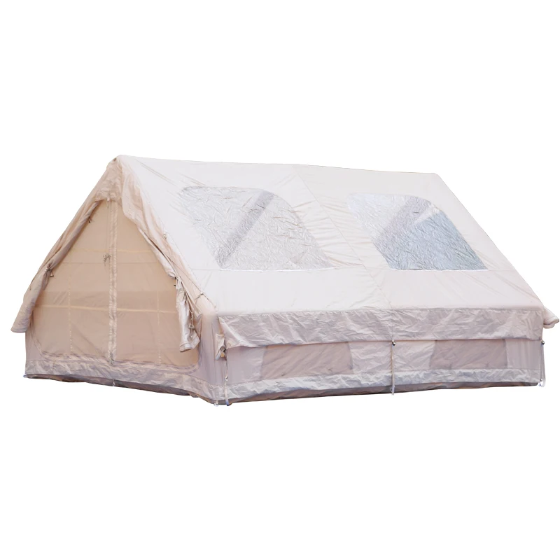 

12 Square Meters Inflatable Tent Outdoor Camping Folding Portable Cabin Thickened Rain Camping Overnight Equipment