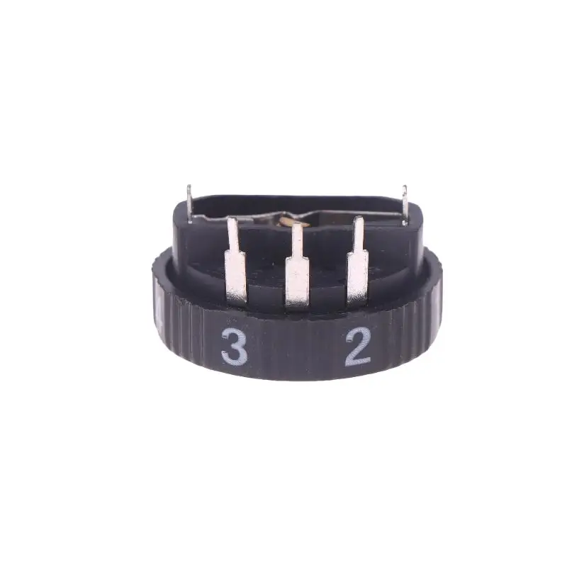 1Pc WH 28-T Back B100K 5-Pin Pulley Potentiometer - 10-Step Belt Switch for Audio/Electronic Equipment Components