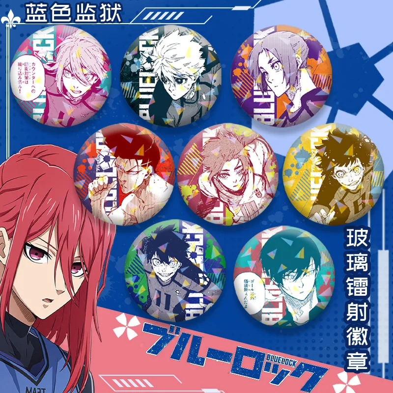 Insignia de cerradura azul mercancía cerradura azul productos de Anime cerradura azul Seiichi Kiyoshi Yoichi Isagi Yoichi Bachira Yoichi Chigiri Yoichi