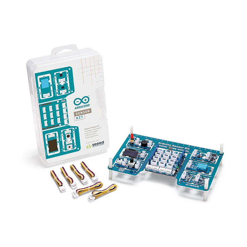 Oficial Arduino Sensor Kit, Base Original TPX00031, inclui um Baseshield para Arduino UNO R3