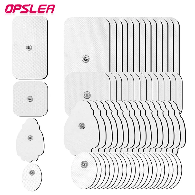 Silicone Gel Eletrodo Pads para Dezenas, Estimulador Nervoso, Máquina de Terapia Digital, Ferramenta de Massagem Corporal, Alta Qualidade, 10 Pcs, 20Pcs