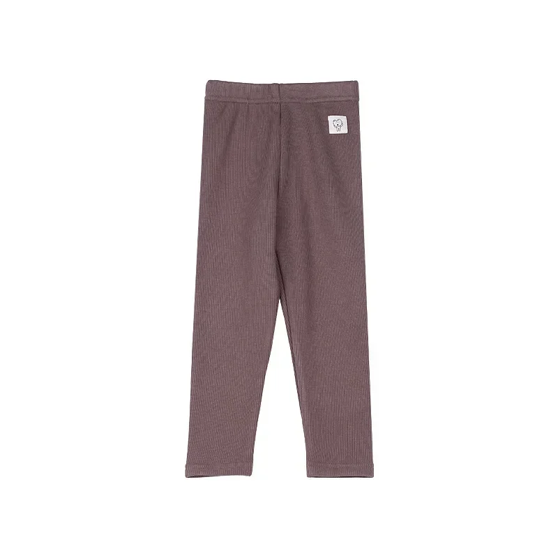 Mallas gruesas con forro polar para niños y niñas, pantalones de algodón a la moda, ropa cálida para Otoño e Invierno