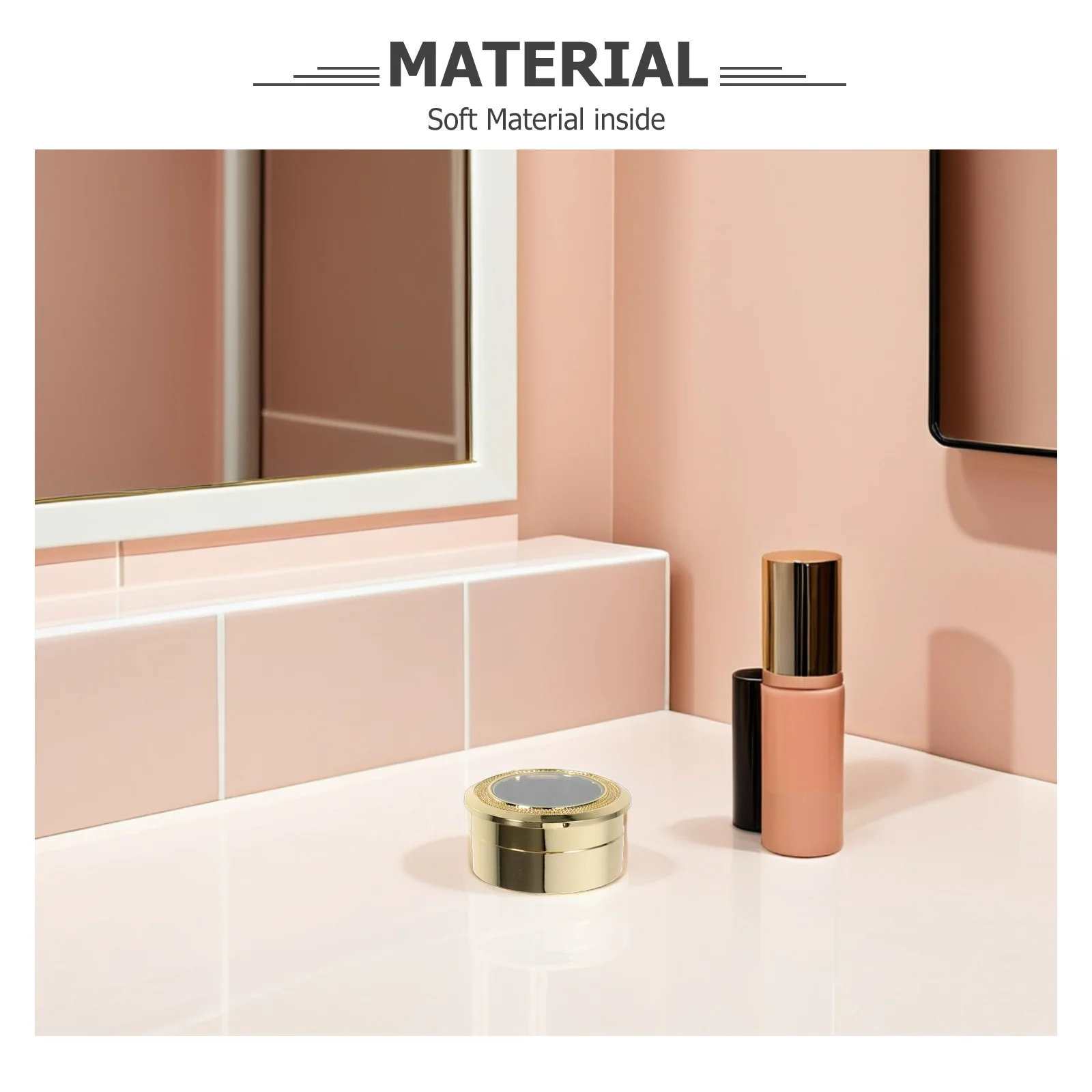 Jewelry Storage Box Round Glass Display Case Transparent Lid Soft Interior For Gemstone Coin Collection Small Loose Display