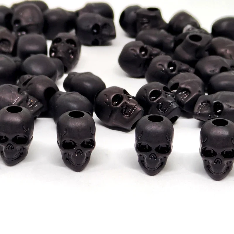 20pcs/bag 15mm Halloween Instagram 3D hollow skull acrylic beads for bracelet necklace jewelry making