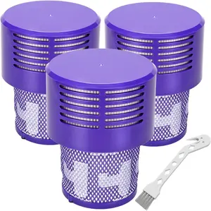 ダイソンV10サイクロンシリーズV10 Absolute V10 Animal V10 Total Clean、Sv12交換部品用の洗濯可能な交換V10 HEPAフィルター 6ベストセールスダイソンペット-5