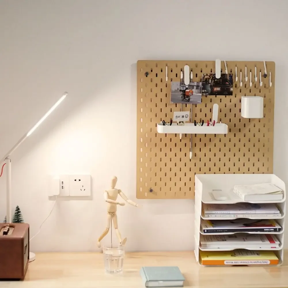 1 قطعة منظم سطح المكتب البسيط A4 ملف صينية تخزين أوراق رف منظم الملفات تكويم رف الملفات رف كتب أشتات بلاستيكية #5