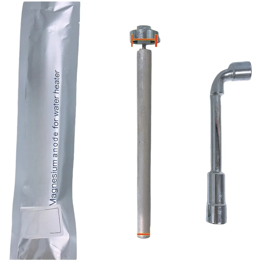 Replacement Magnesium Anode Rod 20x250mm M6 Thread for Residential Electric Water Heater Tanks from For 30 to 100 Liters