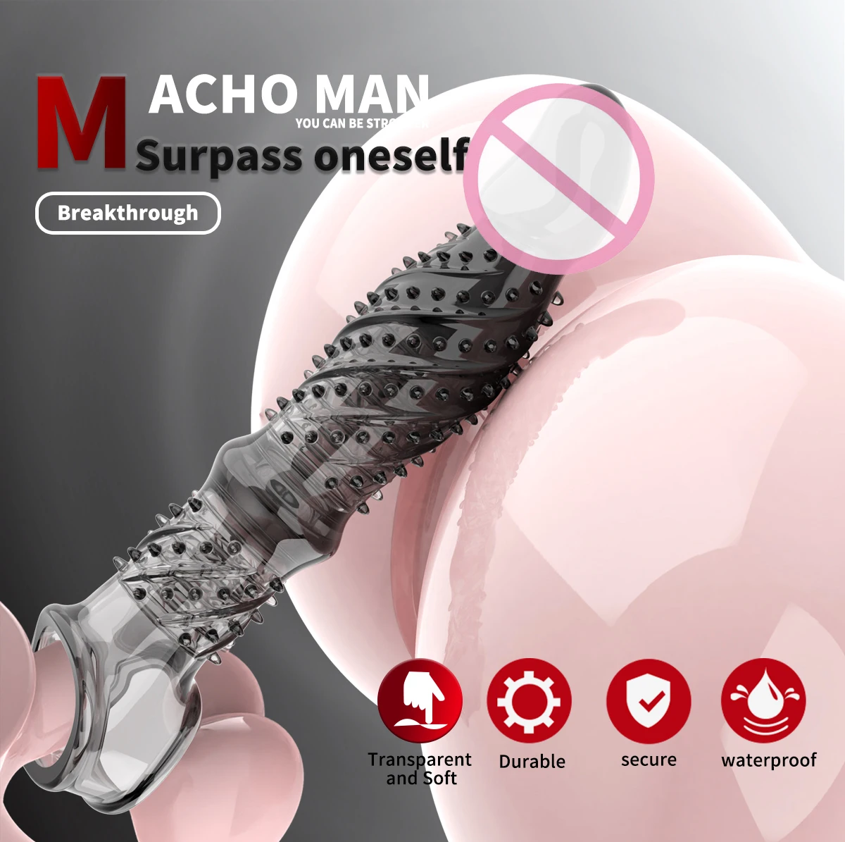 ألعاب الجنس القضيب كم خواتم الديك ل القضيب موسع الواقي الذكري قابلة لإعادة الاستخدام للذكور القضيب توسيع السلع الحميمة ألعاب جنسية سميكة #1