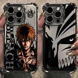 New HotAnime Cool BLEACH Plating Case For Samsung S24 S23 S22 S21 S20 FE Note20 Plus Ultra 4G 5G Anti Fall Airbag Back Cover
