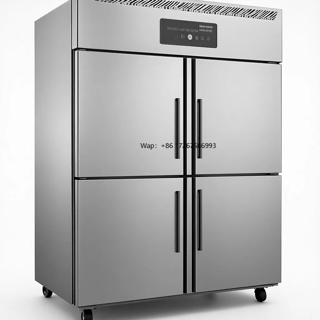 

Engineering-Grade 4-Door Commercial Freezer | Convertible Temperature Zones | Stainless Steel Reach-In A++ Energy Kitchens
