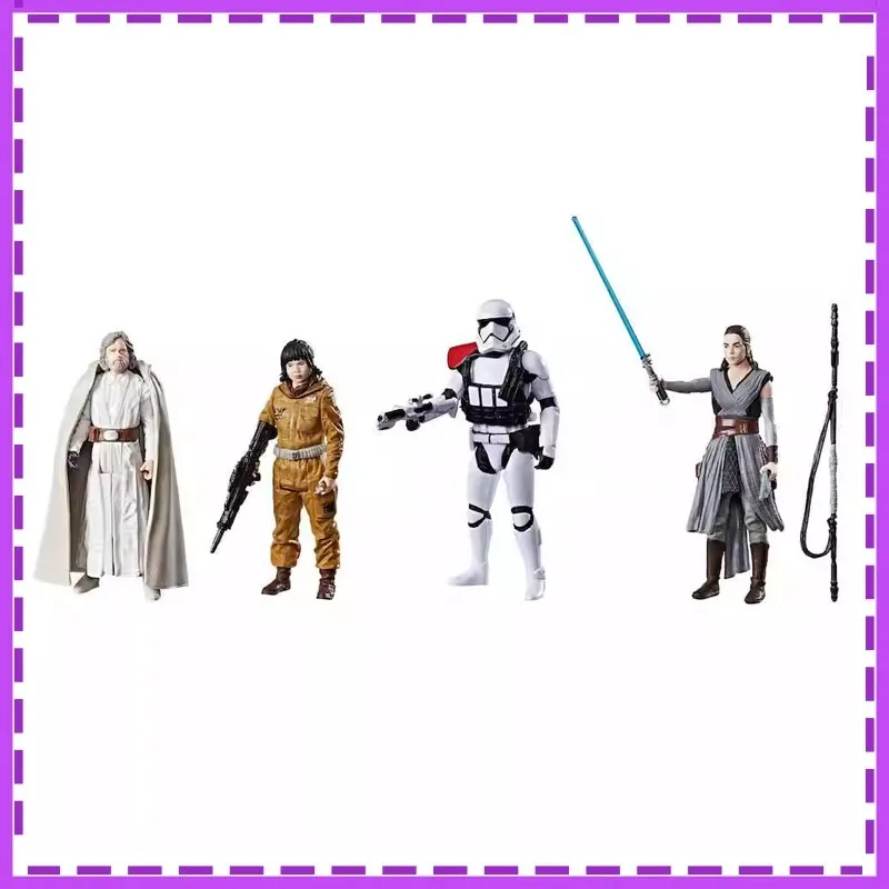 

Hasbro Anime Star Wars Luke Skywalker Han Solo Obi-Wan Kenobi Anakin Skywalker Gifts for Children Action Figure Model Toys