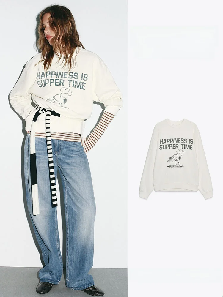 

Повседневная длинная свеская круглая толстовка Ne, удобная, универсальная, Новое поступление, женская осенняя коллекция Faion 2025