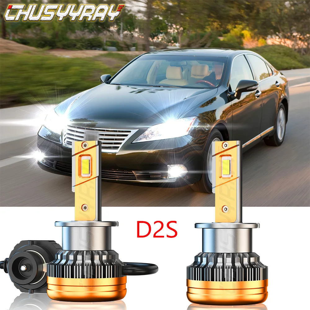 CHUSYYRAY Car lights Compatible For Lexus ES330 2004-2006 2X D2S Front HID Xenon White Headlight Bulb Low Beam Car accsesories