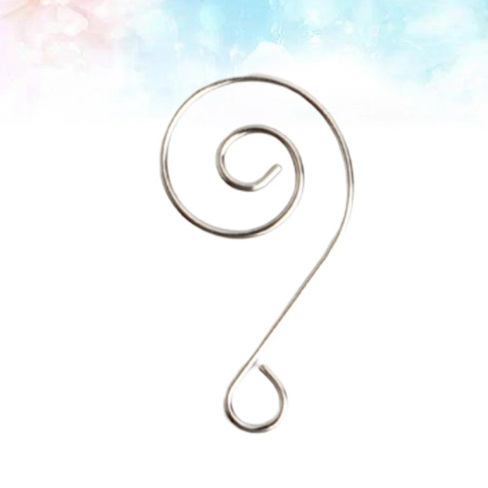 

50 Pcs Christmas Decorations Outdoor Wreath Steel S-shaped Hangers Garland Hook up