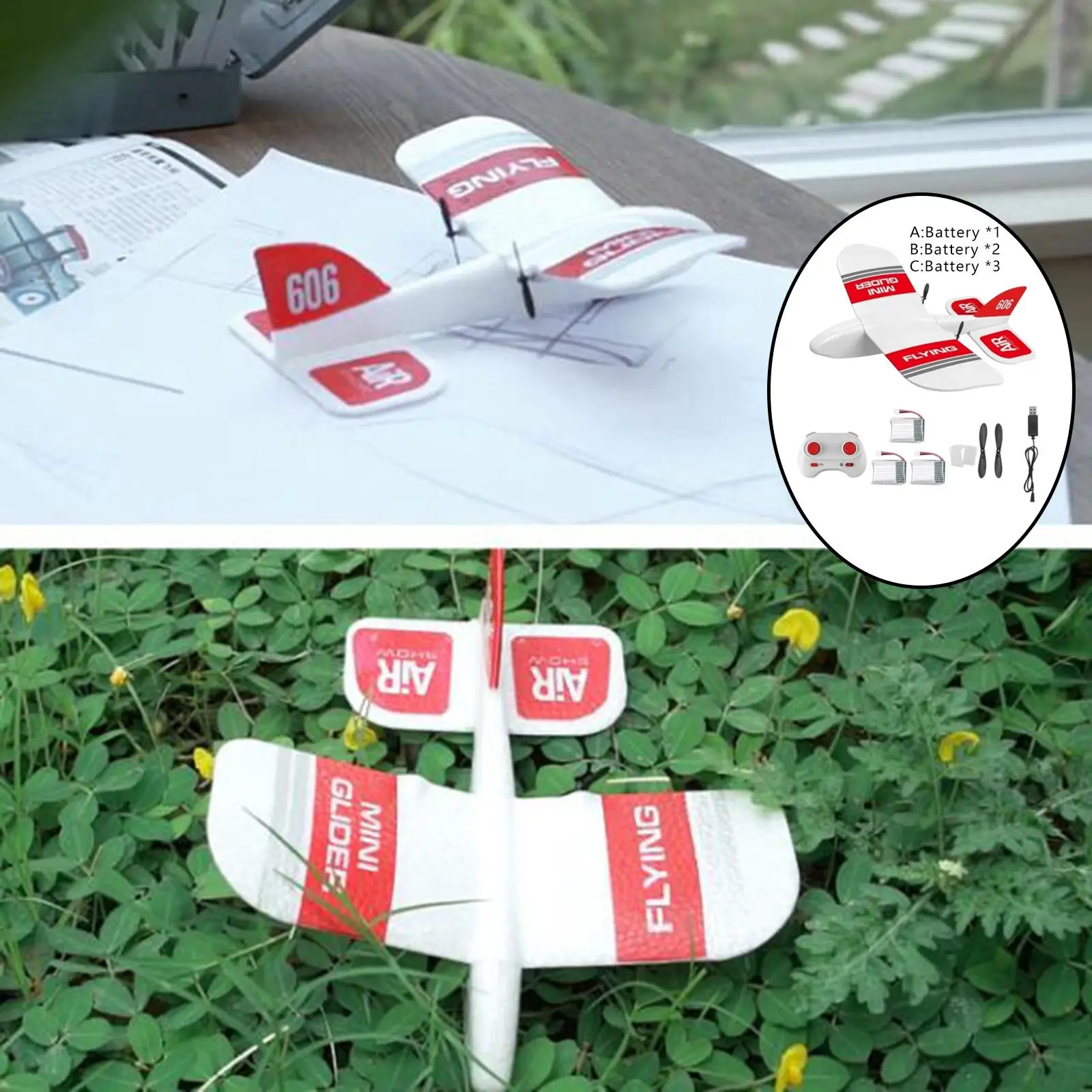 

Mini 2.4G Flying Aircraft EPP Foam Airplane Gifts for KF606 Boy