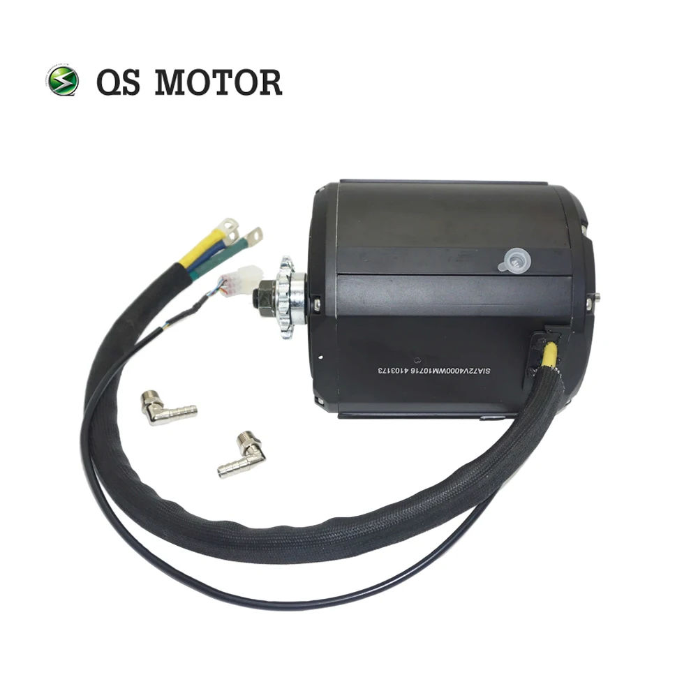 NEW ARRIVAL QSMOTOR Liquid Cooled 138 4000W 90H 7500W Max Continuous 72V 110KPH Mid Drive Motor With Better Temperature Resistan