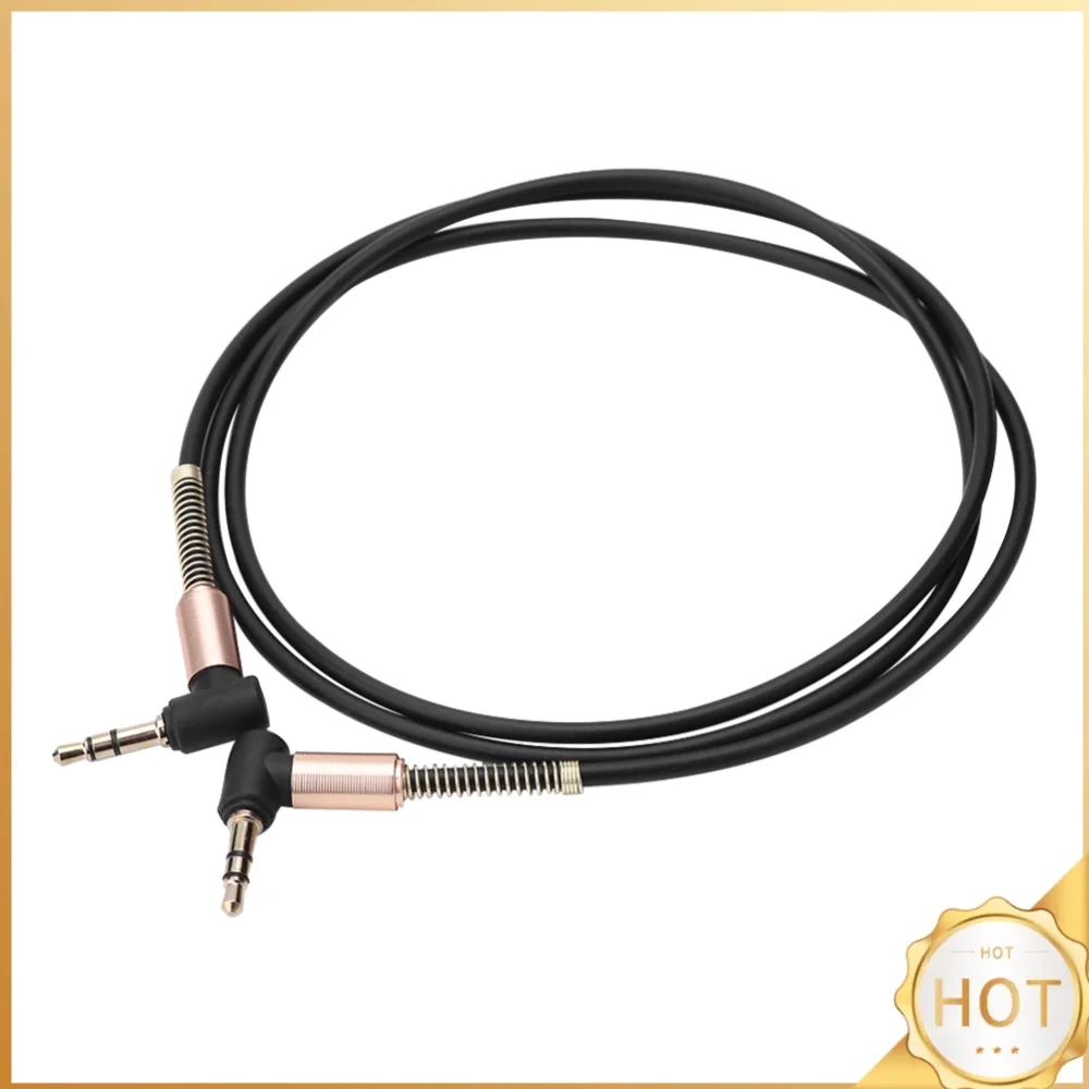 90 Degrees 3.5 to 3.5mm Jack Speaker Audio Adapter Connector Converter Practical Multi-functional Classic AUX Cable