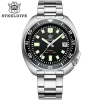 STEELDIVE SD1970 reloj de buceo mecánico automático capitán Willard NH35 relojes tortuga homenaje resistente al agua 200M reloj de buceo para hombres