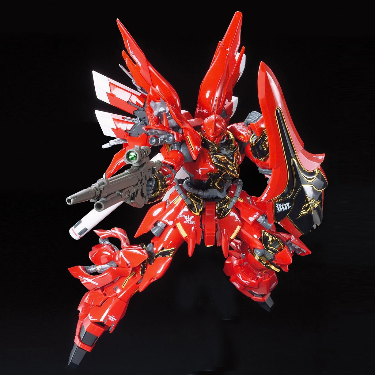 Spot Bandai 1/144 RG 22 MSN-06S Sinanju Gundam Assembly Model Anime Action Figure Accessories Toys Gifts