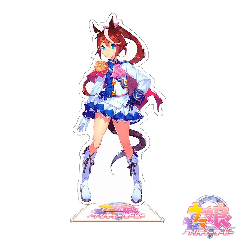 Game Pretty Derby Acrylic Stand Ornaments Cosplay Silence Suzuka Rice Shower Anime Figure Cartoon Model Gifts Girls