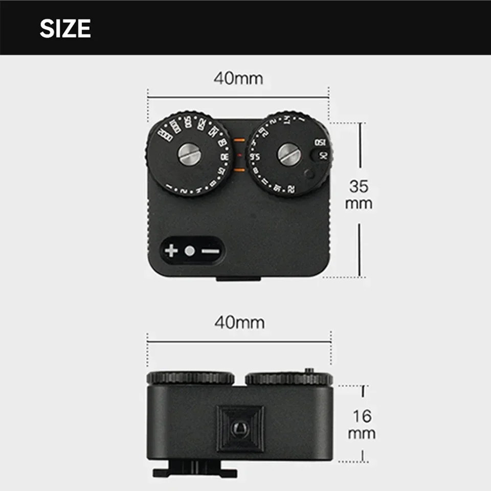 TTArtisan medidor de luz II soporte de zapata fría para cámara DSLR sin espejo medidor de luz accesorios de fotografía A7RIII XT-100 ZFC R5