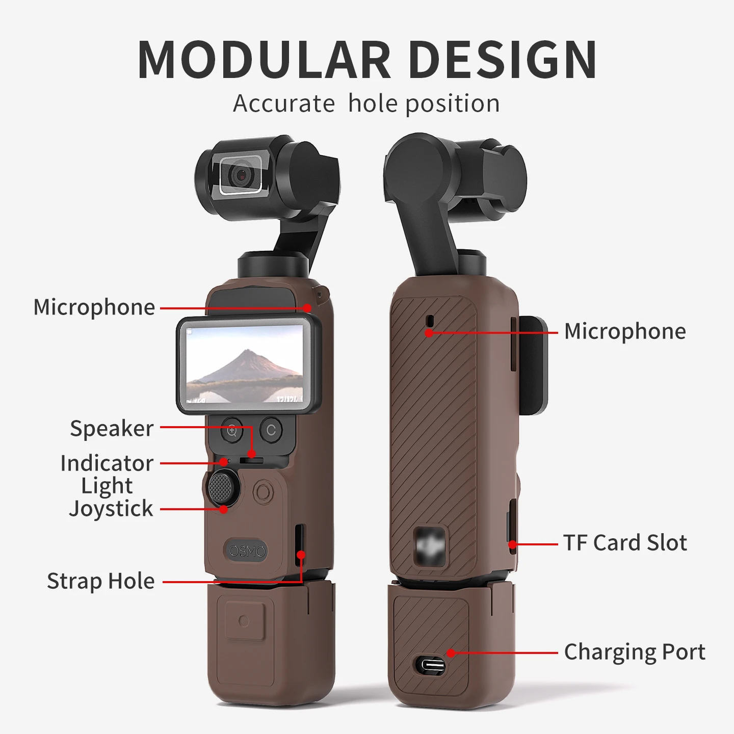 Silicone Cover for Pocket 4 Soft Flexible Washable Lens Cup Protector Sleeve for Pocket 4 Skin for DJI Osmo Pocket 4 Accessories