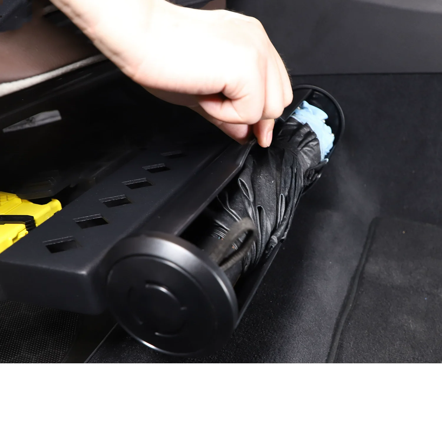 Under Seat Storage Box For BMW X3 X4 18-24 modified Interior umbrella tuber waterproof organizer storage bucket Car Accessories