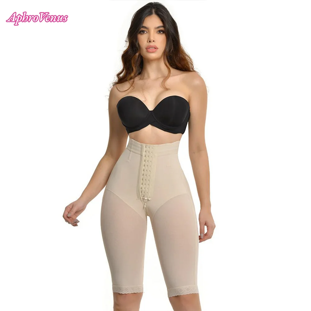 

Fajas Colombianas Compression Shapewear Open Bust Tummy Control with Zipper Colombian Women's Pants Buttocks Lifter Women