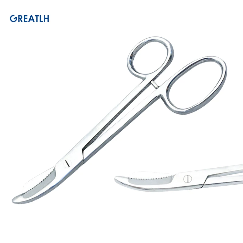 Medical Plaster Scissors Curved Tip Stainless Steel Gypsum Scissors Surgical Instrument