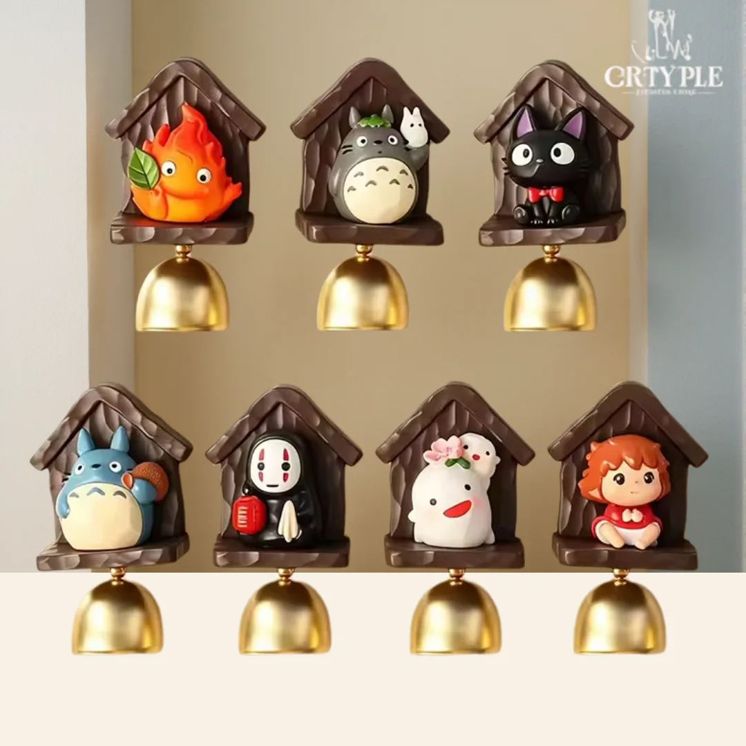 

Hayao Miyazaki Anime Blind Box Trendy Toy Desktop Magnetic Levitating Bell Decor For Anime Fans Adult Collectors