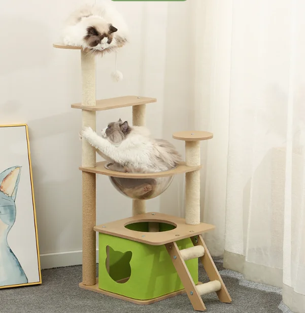 Лидер продаж, большая башня для кошачьего дерева, сизалевое дерево, башня для кошек, мебель, дом для домашних животных для кошек, играющих
