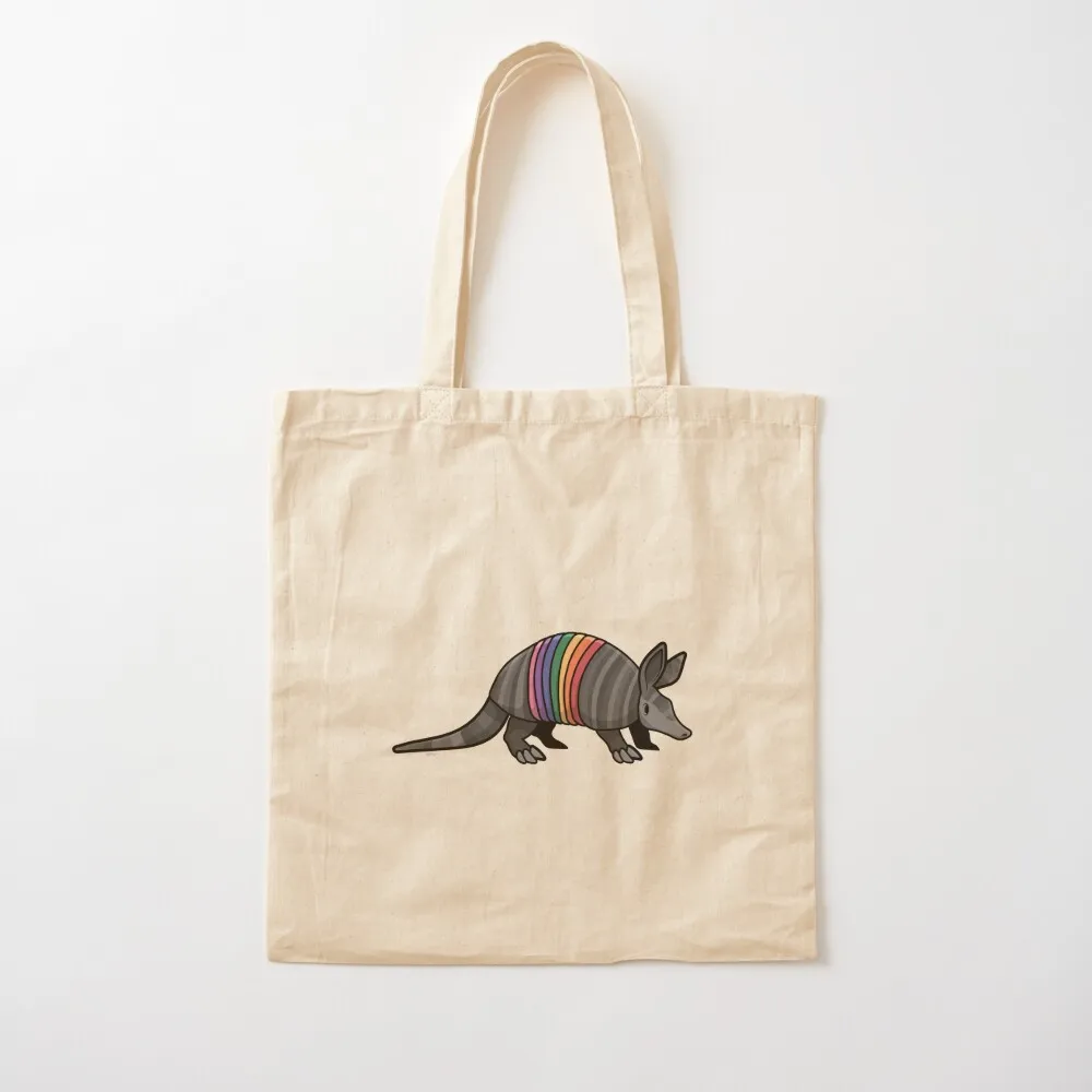 Rainbow Armadillo Tote Bag Cloth bag Women's shopper Cloth bags Handbags Canvas Tote Bag