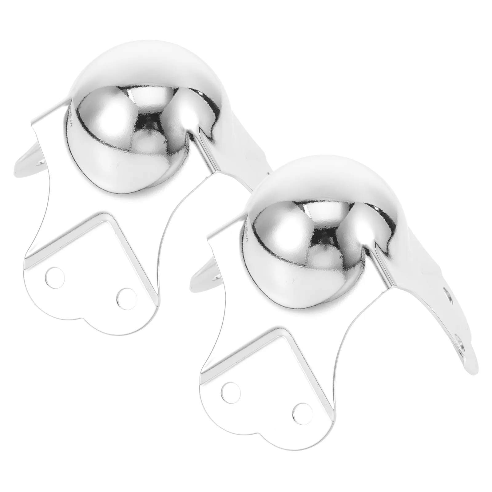 

2Pcs Sturdy Metal Corner Edge Protectors Thick Solid Alloy Guards for Flight Cabinet Furniture Use Corner Protector Silver