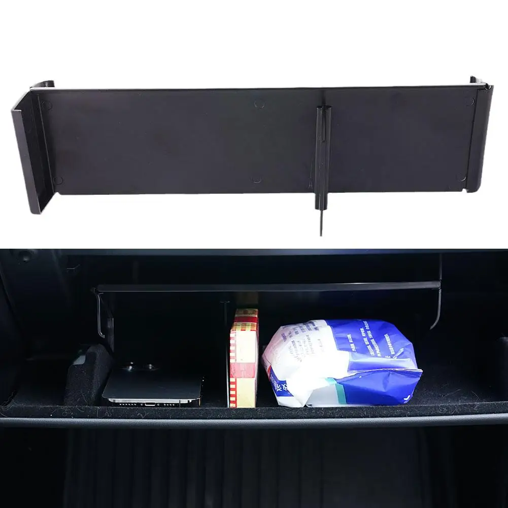 

for Tesla Y 2022 Glove Box Storage Partition Box Storage Organizer Pallet Reasonable Division Glove Box Space Console R5J8